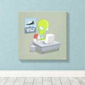 私は信じ キャンバスプリント (インサイチュ (ウッドフロア))