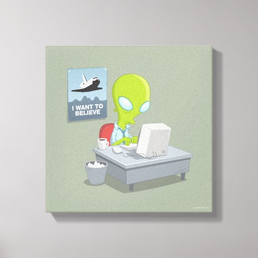 私は信じ キャンバスプリント (正面)