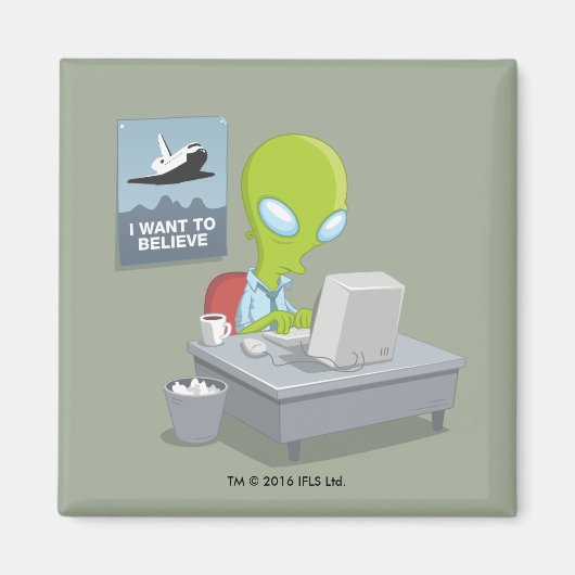 私は信じ マグネット (正面)