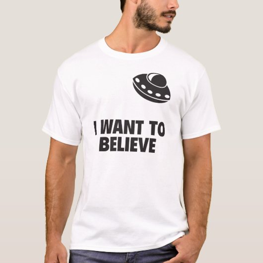 私は信じ Tシャツ (正面)