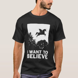 私は信じ Tシャツ