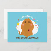 私は信じMr. Snuffleupagusにいます。 ポストカード (正面/裏面)
