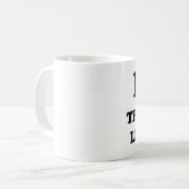 私は信号を愛します コーヒーマグカップ (正面左)