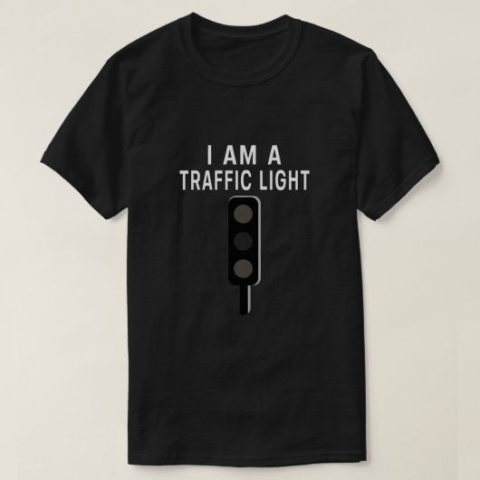私は信号ノベルティ黄色の信号 Tシャツ (デザイン正面)