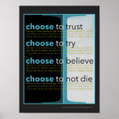 私は信頼することを選択（資金調達者） ポスター (正面)