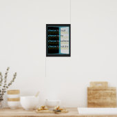 私は信頼することを選択（資金調達者） ポスター (キッチン)