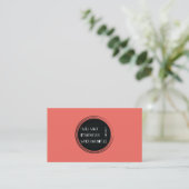 私は信頼によって歩きます 名刺 (スタンド正面)