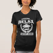 私は修士号を有します Tシャツ (正面)