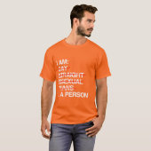 私は個人です Tシャツ (正面フル)