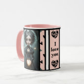 私は個人的なハートマグギフト愛 マグカップ (正面左)