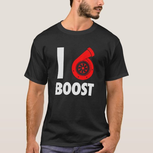 私は倍力を愛します Tシャツ (正面)