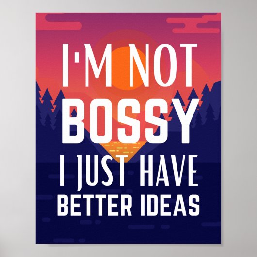 私は偉くない私は単に良いアイディアを持っている ポスター (正面)