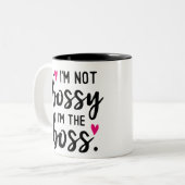 私は偉くない ツートーンマグカップ (正面左)