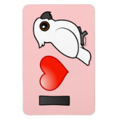 私は傘のコカトオが大好き マグネット (縦)