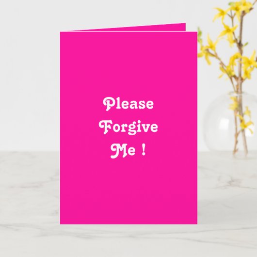 私は傷ついたグリーティングカードを許して下さい カード (黄色い花)