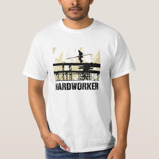 私は働き者だ Tシャツ (正面)