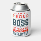 私は働き者誇りを持ったのボスで素晴らしある 缶クーラー (缶裏面)