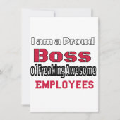 私は働き誇りを持った者のボス素晴らしだ シーズンカード (正面)