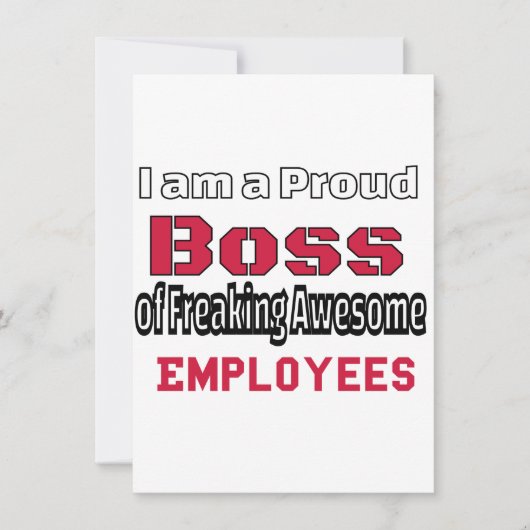 私は働き誇りを持った者のボス素晴らしだ シーズンカード (正面)