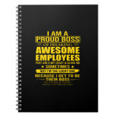 私は働き誇りを持った者のボス素晴らしだ… ノートブック (正面)