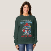 私は優しい人になりたい スウェットシャツ (正面フル)