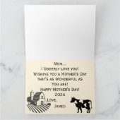 私は優しく愛していカスタムる カード (内部)