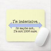 私は優柔不断マウスパッド マウスパッド (マウス)