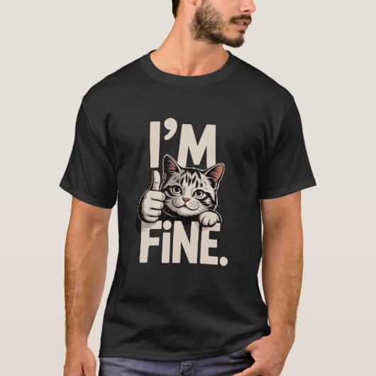 私は元気です Tシャツ (正面)