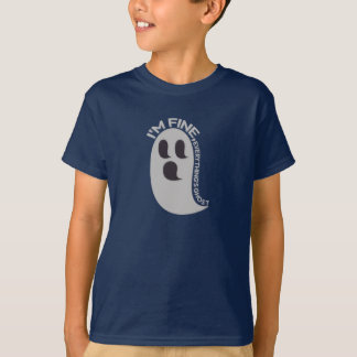 私は元気、すべては幽霊キッズTシャツ Tシャツ