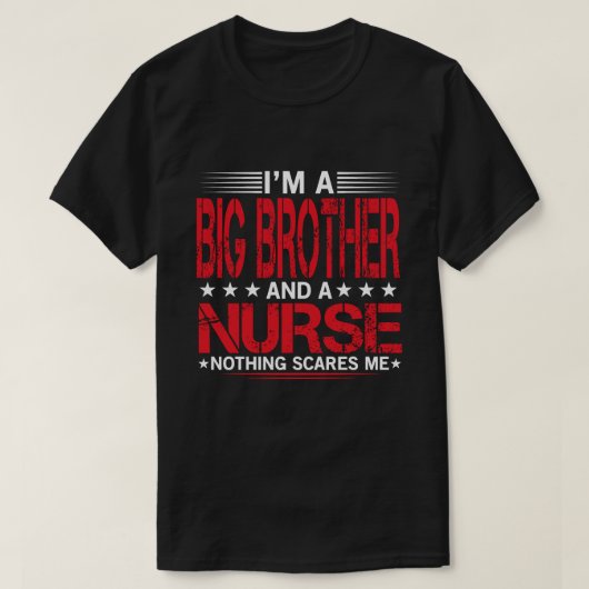 私は兄でナースも怖くない Tシャツ (デザイン正面)