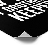 私は兄のキーパーでレジスタンス拳グラフを持っている ポスター (角)