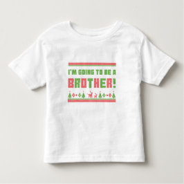 私は兄の醜いクリスマスのスタイルになる トドラーTシャツ