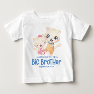 私は兄ベビー発表になる ベビーTシャツ