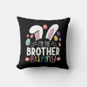 私は兄弟バニー・イースターの家族のマッチング クッション (正面)