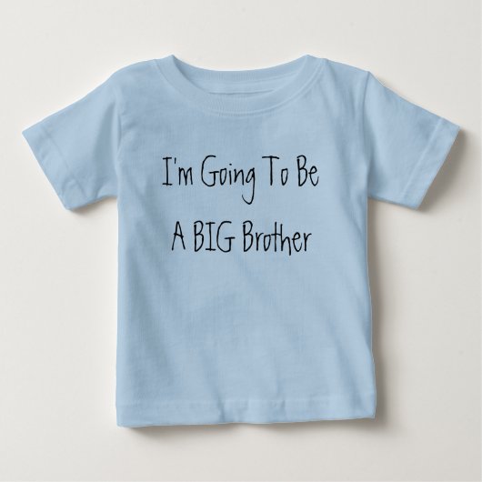 私は兄Tシャツになる ベビーTシャツ (正面)