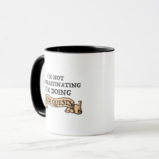 私は先延ばしではない – 私はサイドクエストをしている マグカップ (正面左)