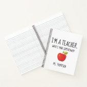 私は先生だ君の超大国は？ノートブック ノートブック (内部)