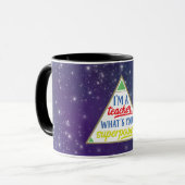 私は先生だ超大国は？ マグカップ (正面左)