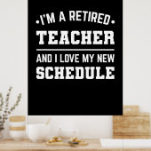 私は先生だ退職した ポスター (キッチン)