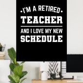 私は先生だ退職した ポスター (ホームオフィス)