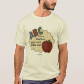 私は先生だ…怖がらせるわけにはいかない Tシャツ (正面)