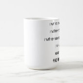 私は先生です! コーヒーマグカップ (中央)