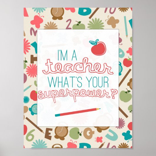 私は先生よ超大国は何だ ポスター (正面)