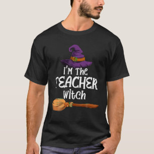 私は先生ウィッチハロウィンマッチンググループCos Tシャツ