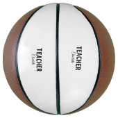 私は先生スクールCollegeaddあなたの名前文字simp バスケットボール (縦)