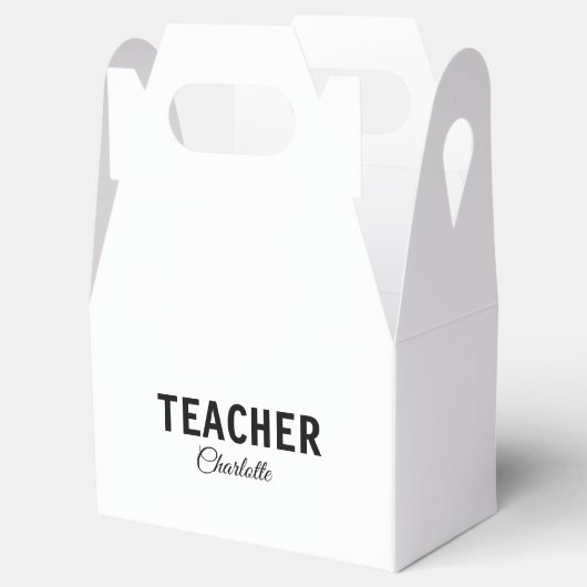 私は先生スクールCollegeaddあなたの名前文字simp フェイバーボックス (オープン)