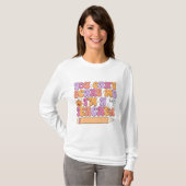 私は先生ハロウィーン長袖 Tシャツ (正面フル)