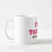 私は先生銃の改革だ コーヒーマグカップ (左)