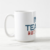 私は先生銃の改革のグランジスタイル コーヒーマグカップ (左)