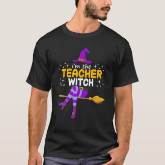 私は先生魔女ハロウィーンの教え衣装B Tシャツ